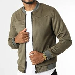 Budget 👍 Veste Suedine MKTS04 Vert Kaki de Mackten ⭐