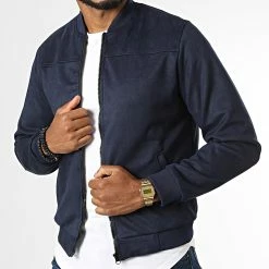 Tout neuf ✨ Veste Suedine MKTS04 Bleu Marine de Mackten 😀