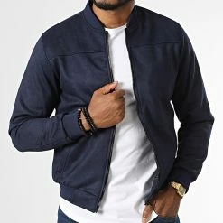 Tout neuf ✨ Veste Suedine MKTS04 Bleu Marine de Mackten 😀 -Promos Mackten Magasin mackten 335031 MKTS03 1 20220906T134948 03