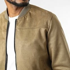 Top 10 🎁 Veste Suedine MKTS04 Vert Kaki Clair de Mackten ❤️ -Promos Mackten Magasin mackten 335032 MKTS06 20220906T135432 02