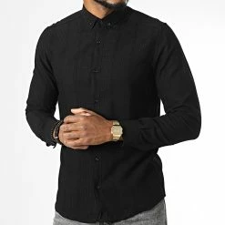 De gros 🎉 Chemise Manches Longues ML602 Noir de Mackten 🤩 -Promos Mackten Magasin mackten 335041 ML602N 20220905T161020 03
