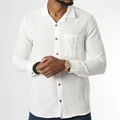 Top 10 🎁 Chemise Manches Longues ML604 Blanc Cassé de Mackten 🥰 -Promos Mackten Magasin mackten 335063 ML604 20220905T155742 03