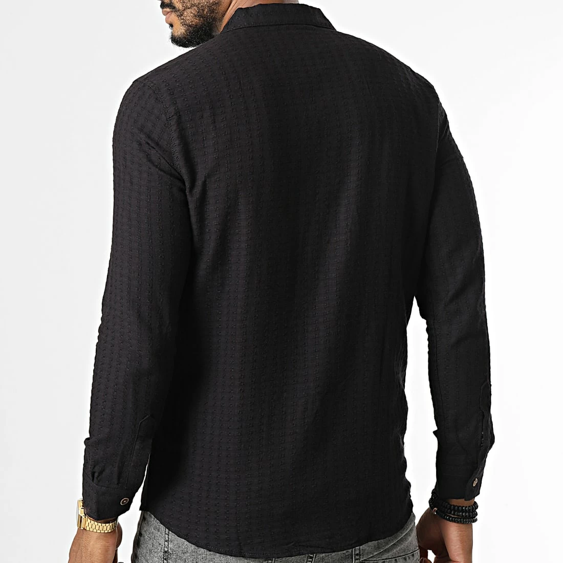 Offres 🌟 Chemise Manches Longues ML604 Noir de Mackten 🌟 6 Offres 🌟 Chemise Manches Longues ML604 Noir de Mackten 🌟 – Image 4