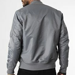 Le moins cher ⌛ Veste Bomber MKB101 Gris de Mackten ⭐ -Promos Mackten Magasin mackten 337108 MKB101 GREY 20220916T160201 04