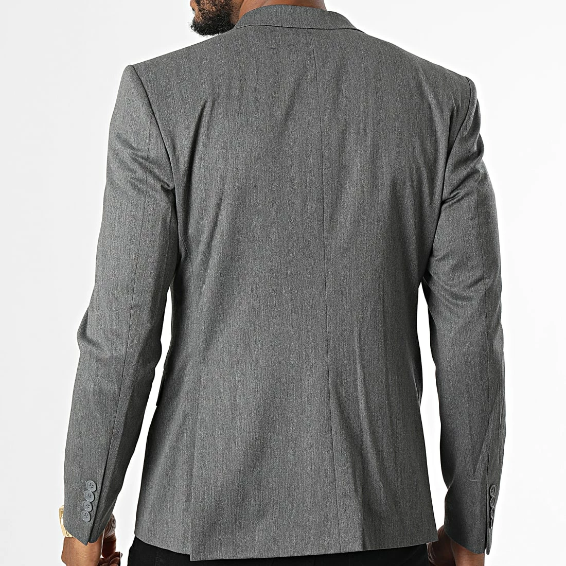 Meilleure vente 💯 Veste Blazer 28007 Gris Anthracite Chiné de Mackten ⌛ 6 Meilleure vente 💯 Veste Blazer 28007 Gris Anthracite Chiné de Mackten ⌛ – Image 4