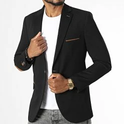 Promos Mackten Magasin 6 Tout neuf 🥰 Veste Blazer 29002 Noir de Mackten 😉