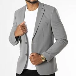 Coupon 🔥 Veste Blazer Kalip Gris de Mackten ✨