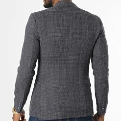 Budget ⌛ Veste Blazer Kalip77 Bleu Marine Chiné de Mackten 😍 -Promos Mackten Magasin mackten 337160 KALIP77 NAVY 20220919T154202 04