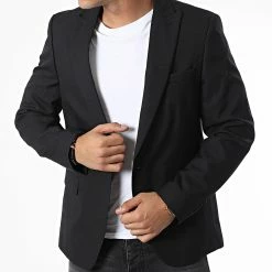 Top 10 ✔️ Veste Blazer 1031 Noir de Mackten 🥰