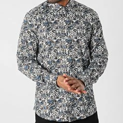 Tout neuf ✨ Chemise Manches Longues Floral M6601-3 Blanc Marron Bleu de Mackten 🔔 8 Tout neuf ✨ Chemise Manches Longues Floral M6601-3 Blanc Marron Bleu de Mackten 🔔 -Promos Mackten Magasin mackten 343080 M6601 3 20221020T135821 03