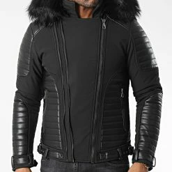 Coupon 🎉 Veste Capuche Fourrure MKB-18 Noir de Mackten 🥰 -Promos Mackten Magasin mackten 343157 MKB 18 BLACK 20221024T151952 03