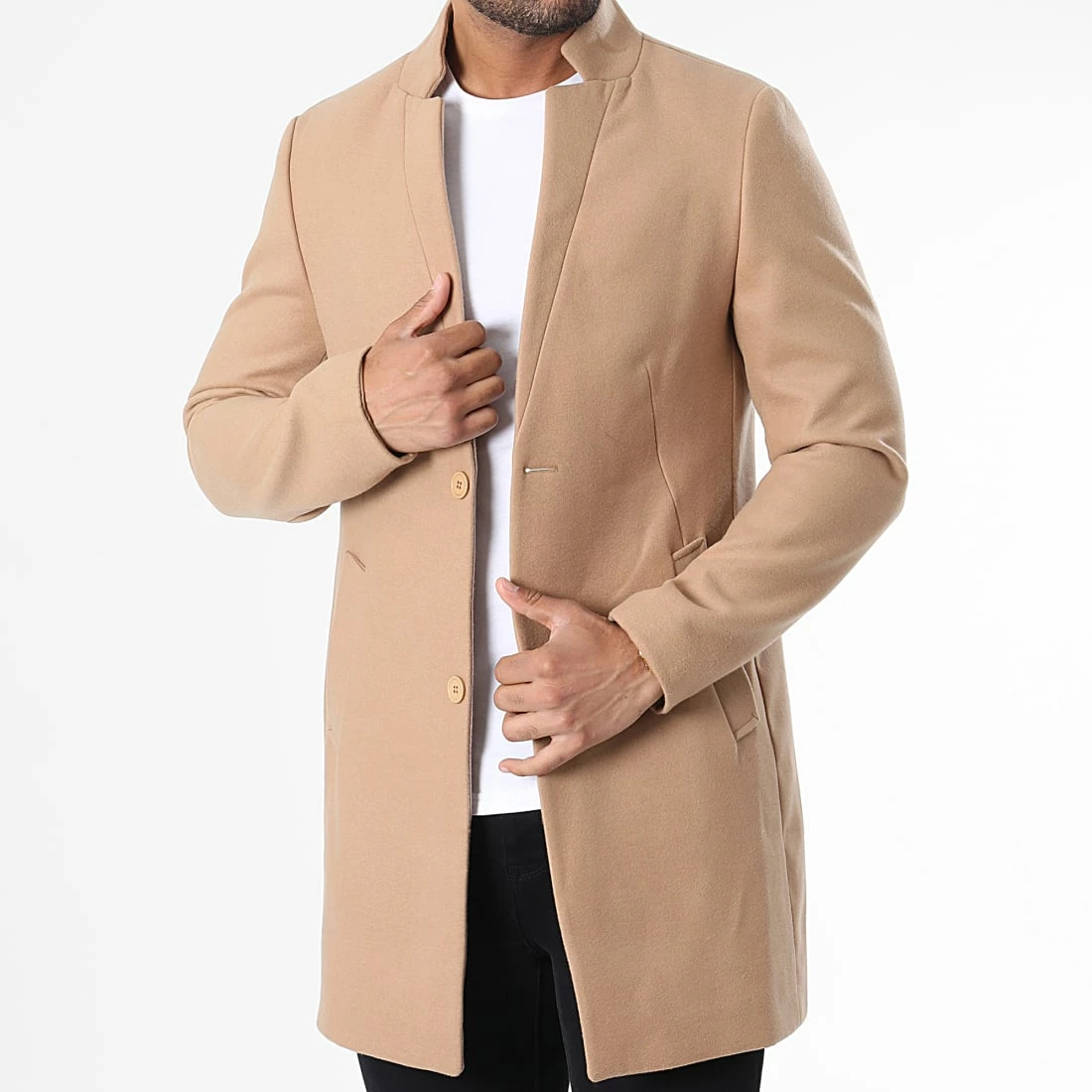 Tout neuf 🎉 Manteau MK7013 Beige de Mackten 🔔 3 Tout neuf 🎉 Manteau MK7013 Beige de Mackten 🔔