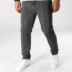 Top 10 🔔 Pantalon Chino 402 Gris Anthracite Chiné de Mackten 👏