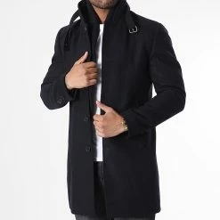 Remise 🧨 Manteau MK6022 Noir Gris Chiné de Mackten 🎁