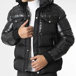 Coupon 😍 Doudoune Capuche 1410N Noir de Mackten 🧨