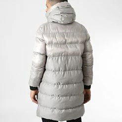 Le moins cher 🌟 Doudoune Longue A Capuche 22K41 Gris de Mackten ⭐ -Promos Mackten Magasin mackten 346752 22K41 GREY 20221108T151049 04