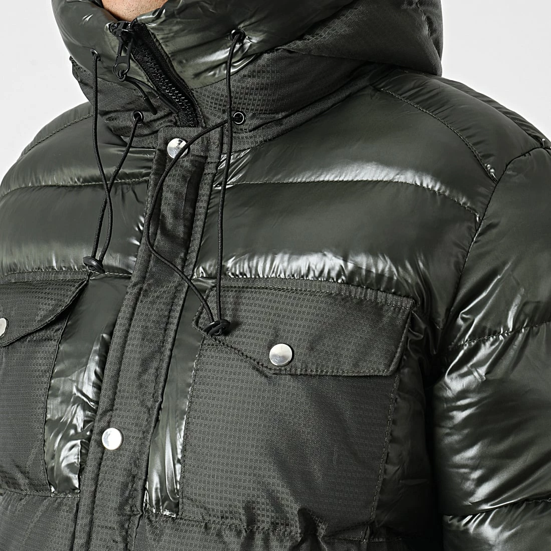 Remise 💯 Doudoune Longue A Capuche 22K41 Vert Kaki de Mackten 😍 4 Remise 💯 Doudoune Longue A Capuche 22K41 Vert Kaki de Mackten 😍 – Image 2